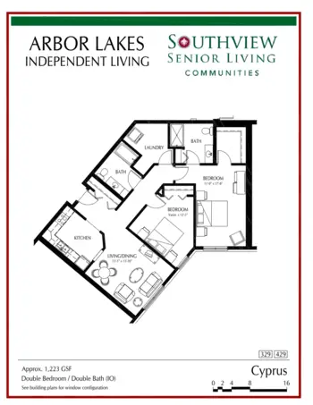 Floorplan of Arbor Lakes Senior Living, Assisted Living, Memory Care, Maple Grove, MN 10