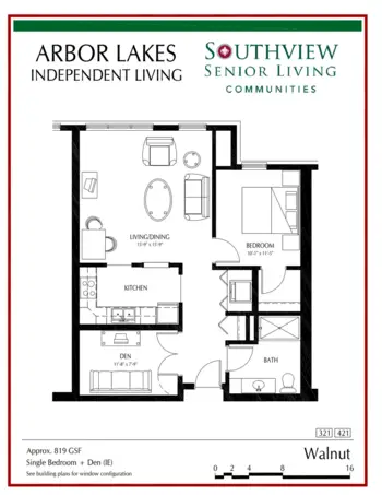 Floorplan of Arbor Lakes Senior Living, Assisted Living, Memory Care, Maple Grove, MN 12
