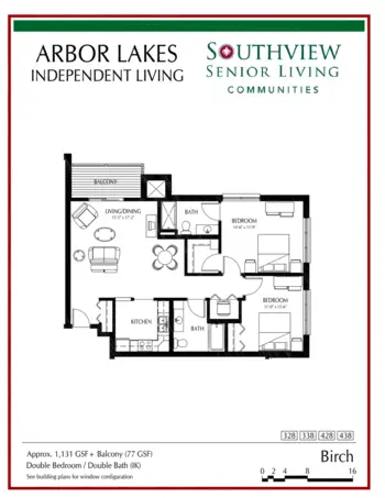 Floorplan of Arbor Lakes Senior Living, Assisted Living, Memory Care, Maple Grove, MN 13