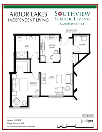Floorplan of Arbor Lakes Senior Living, Assisted Living, Memory Care, Maple Grove, MN 15