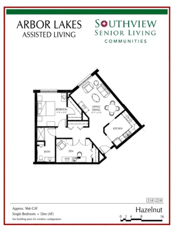 Floorplan of Arbor Lakes Senior Living, Assisted Living, Memory Care, Maple Grove, MN 17