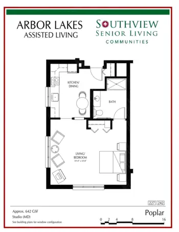 Floorplan of Arbor Lakes Senior Living, Assisted Living, Memory Care, Maple Grove, MN 18