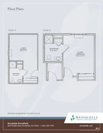 Floorplan of Brookdale Brookfield Assisted Living, Assisted Living, Brookfield, WI 1