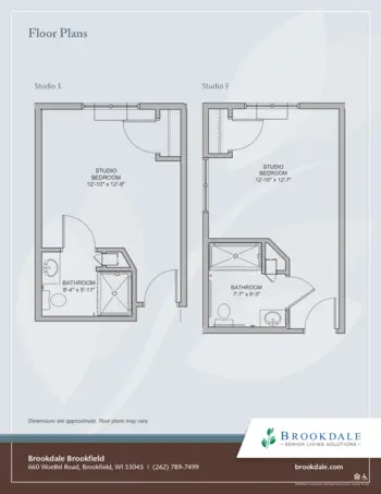Floorplan of Brookdale Brookfield Assisted Living, Assisted Living, Brookfield, WI 3