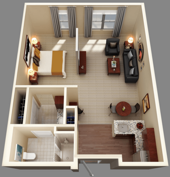 Floorplan of Cherry Hills Assisted Living and Memory Care, Assisted Living, Memory Care, Centennial, CO 1
