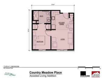 Floorplan of Country Meadow Place, Assisted Living, Memory Care, Mason City, IA 1