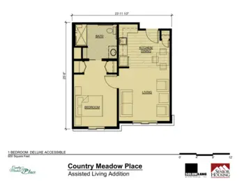 Floorplan of Country Meadow Place, Assisted Living, Memory Care, Mason City, IA 4