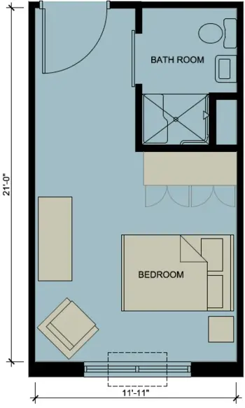 Floorplan of Country Meadow Place, Assisted Living, Memory Care, Mason City, IA 6