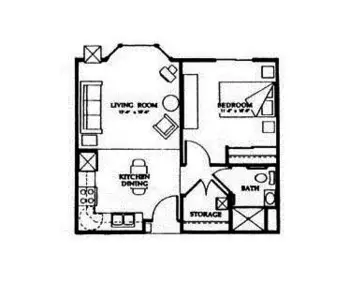 Floorplan of Meadow Lakes Senior Living, Assisted Living, Memory Care, Rochester, MN 1