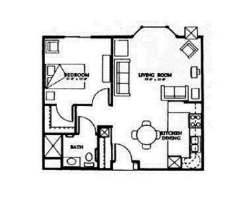Floorplan of Meadow Lakes Senior Living, Assisted Living, Memory Care, Rochester, MN 4