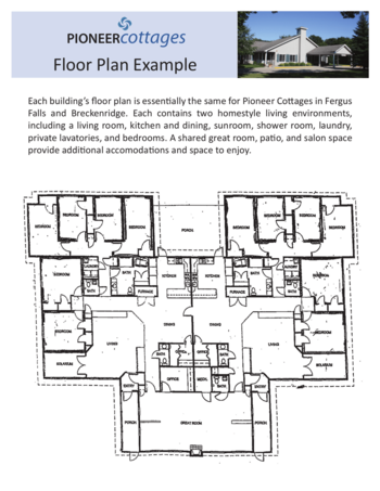 Floorplan of Pioneer Care, Assisted Living, Memory Care, Fergus Falls, MN 1