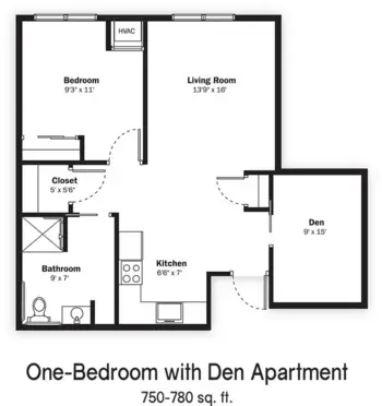 Floorplan of Reena Senior Living, Assisted Living, Fort Atkinson, WI 2