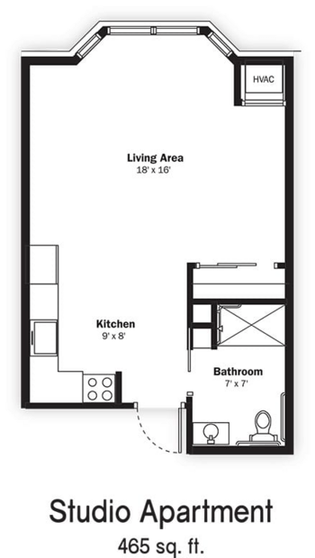 Floorplan of Reena Senior Living, Assisted Living, Fort Atkinson, WI 4