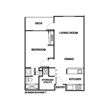 Floorplan of Sedona Winds, Assisted Living, Sedona, AZ 10