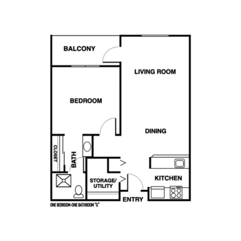 Floorplan of Sedona Winds, Assisted Living, Sedona, AZ 11
