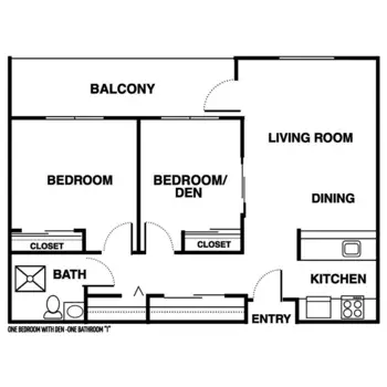 Floorplan of Sedona Winds, Assisted Living, Sedona, AZ 13