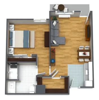 Floorplan of South Hill Village, Assisted Living, Memory Care, Spokane, WA 3