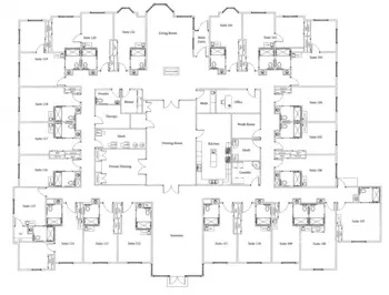 Floorplan of The Aspen, Assisted Living, Woodland Park, CO 1