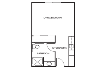 Floorplan of The Bridge at Sandpoint, Assisted Living, Memory Care, Sandpoint, ID 1