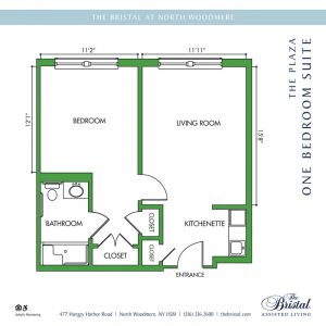 Floorplan of The Bristal at Woodcliff Lake, Assisted Living, Woodcliff Lake, NJ 1