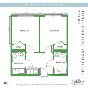 Floorplan of The Bristal at Woodcliff Lake, Assisted Living, Woodcliff Lake, NJ 2