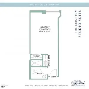 Floorplan of The Bristal at Woodcliff Lake, Assisted Living, Woodcliff Lake, NJ 6