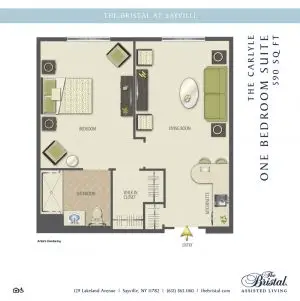 Floorplan of The Bristal at Woodcliff Lake, Assisted Living, Woodcliff Lake, NJ 16
