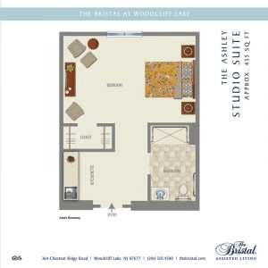 Floorplan of The Bristal at Woodcliff Lake, Assisted Living, Woodcliff Lake, NJ 17