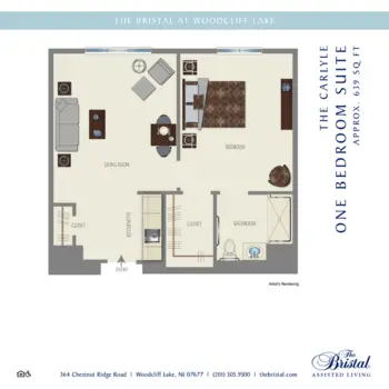 Floorplan of The Bristal at Woodcliff Lake, Assisted Living, Woodcliff Lake, NJ 20