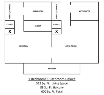 Floorplan of The Edwinola, Assisted Living, Dade City, FL 1