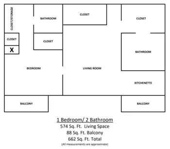 Floorplan of The Edwinola, Assisted Living, Dade City, FL 3