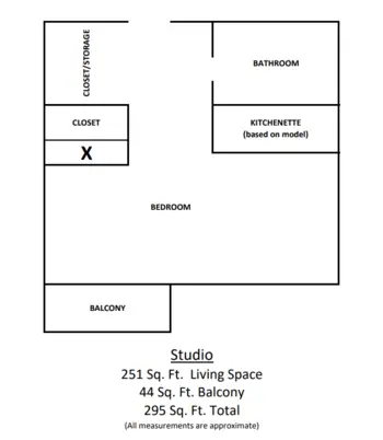 Floorplan of The Edwinola, Assisted Living, Dade City, FL 5