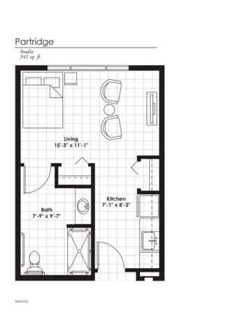 Floorplan of The Fountains at Hosanna, Assisted Living, Memory Care, Lakeville, MN 2