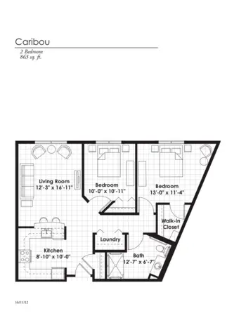 Floorplan of The Fountains at Hosanna, Assisted Living, Memory Care, Lakeville, MN 12