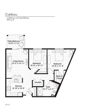Floorplan of The Fountains at Hosanna, Assisted Living, Memory Care, Lakeville, MN 13