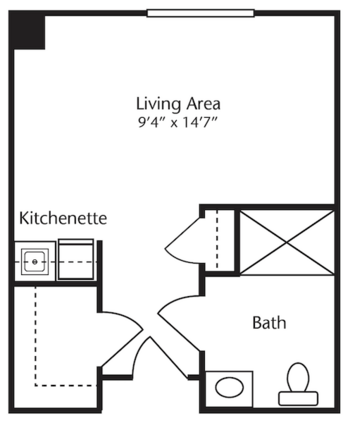 Floorplan of The Social at Vinings, Assisted Living, Atlanta, GA 1