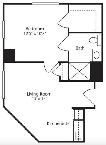Floorplan of The Social at Vinings, Assisted Living, Atlanta, GA 5
