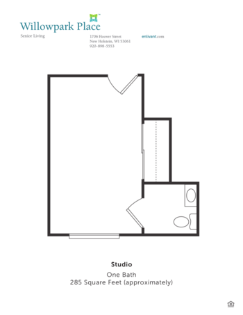 Floorplan of Willowpark Place, Assisted Living, New Holstein, WI 1
