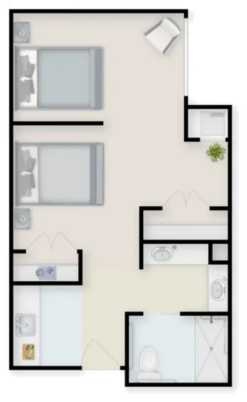 Floorplan of Arbor Terrace Willistown, Assisted Living, West Chester, PA 3