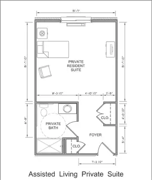 Floorplan of Ashe Assisted Living and Memory Care, Assisted Living, Memory Care, West Jefferson, NC 2