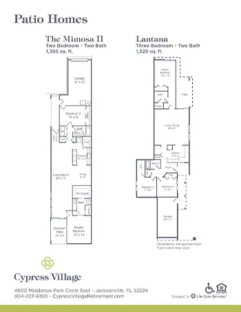 Floorplan of Cypress Village, Assisted Living, Jacksonville, FL 12
