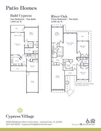 Floorplan of Cypress Village, Assisted Living, Jacksonville, FL 14