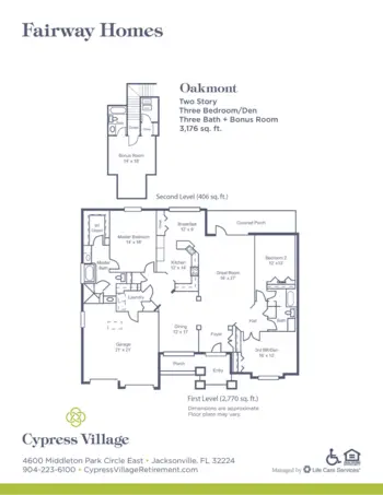 Floorplan of Cypress Village, Assisted Living, Jacksonville, FL 15