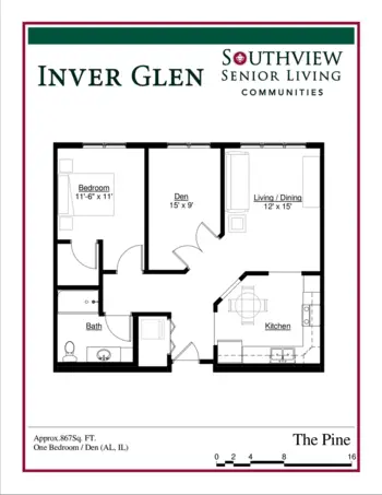 Floorplan of Inverwood Senior Living, Assisted Living, Memory Care, Inver Grove Heights, MN 1