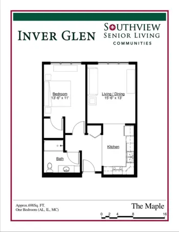 Floorplan of Inverwood Senior Living, Assisted Living, Memory Care, Inver Grove Heights, MN 2
