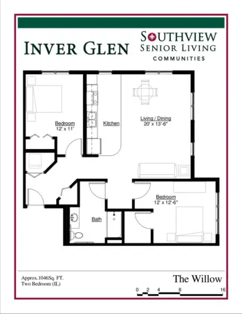 Floorplan of Inverwood Senior Living, Assisted Living, Memory Care, Inver Grove Heights, MN 3
