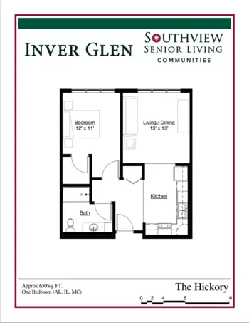 Floorplan of Inverwood Senior Living, Assisted Living, Memory Care, Inver Grove Heights, MN 9