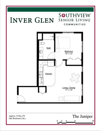 Floorplan of Inverwood Senior Living, Assisted Living, Memory Care, Inver Grove Heights, MN 12