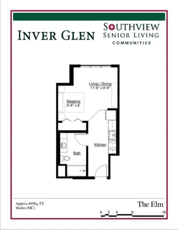 Floorplan of Inverwood Senior Living, Assisted Living, Memory Care, Inver Grove Heights, MN 15