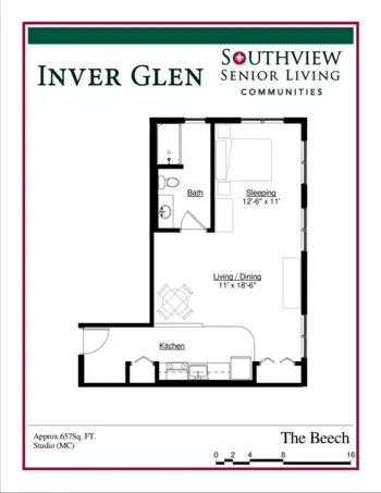 Floorplan of Inverwood Senior Living, Assisted Living, Memory Care, Inver Grove Heights, MN 16